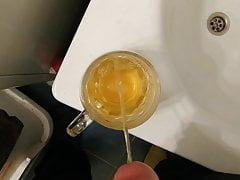 My toilet slave's mouth pissing & pee drinking compilation