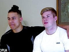College Jock Takes Dick From Mani!