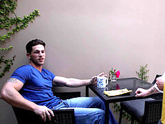 Straight Hunk heads thru Breakup & bangs A Dude!