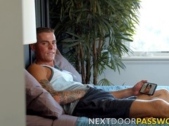 Stepbros kyle & greyson Bareback kiss