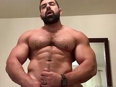 OF - Damien Stone eating his own cum