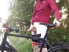 Cumming cyclist cums again