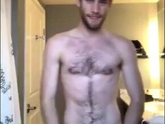 Pissed and cum on the floor 214