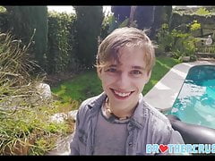 Twink Step Brother Teaching Threesome With Both Brothers