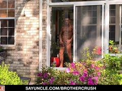 BrotherCrush - Gardener Stepbros Gets Fucked Hard