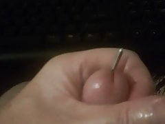 sounding m cock.....( no cum)
