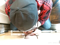 Fireman Gets Sucked At The Gloryhole