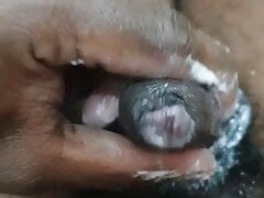 Masturbeding Using Soap