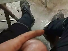 Mascuker Man Plays with His Dick on Webcam While Smoking