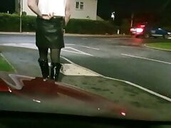 Sissy walks uk streets