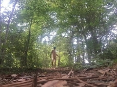 Did Someone See My Monstercock While Selfsucking ? Outdoor Nude Play And Cum ! !