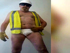 Construction cub Gives a super hot show