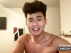 Handsome asian guy webcam