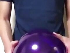 Masturbated with balloons