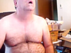 Hairy man, cam, amateur