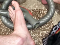 vacuum cleaner suck my balls and hot sweet cum