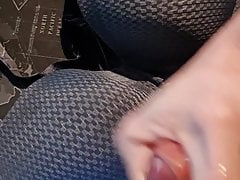 Cumshot on my wifes bra 90d