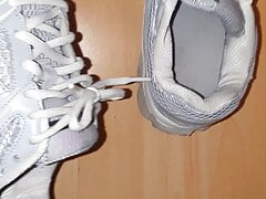 Her Nike Sneakers Well Treated (cummed)