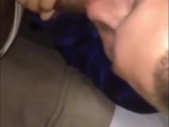 Sucking a black cock until he shoot his load 6