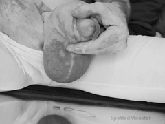 Gooning on my Yam-Sized Siliconed Full Salute until I just had to Pop a Fountain 210905