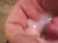 Slow motion cum shot