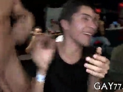 Dude inhaling stripper at soiree