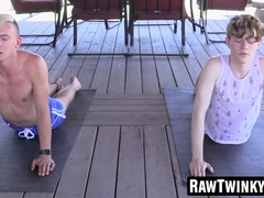 RawTwinkys.com - Justin Underwood and James Stirling get perspiring