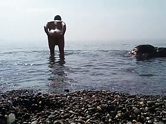 naked swimming