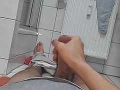 Twink big dick Jerking Off