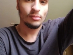 eased man worshipping his soles and fur covered gams