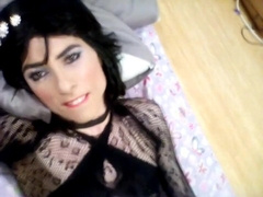 Big-Cock Crossdresser Selfie