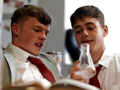 Jake and Joey Mills are going hard in the classroom