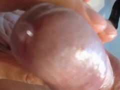 Swallowing a hot load of gooey cum 5