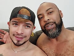 THE BIG DARK CHOCOLATE RAY DIESEL VS THE SMALL SWEET TWINK LEO BULGARI - SHORT VERSION!!!