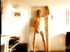 Wally Tugging Bare