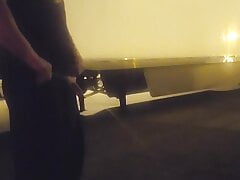 BamBam taking a quick piss wishing I was pissing on someome