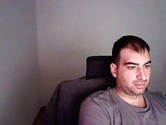 Hairy straight wanker