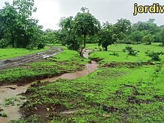 Jordiweek Big cock jerking in farm Apne kheto me ghumte hua baarish ke Pani me moje liye nonge hoke
