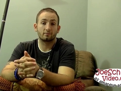 Slender and straight guy gets a little curious about guys