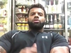 Black guy jerks off 6