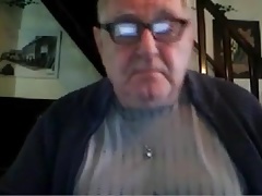 grandpa stroke on webcam