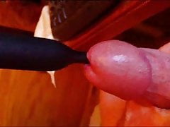 Urethra vibrator and cum