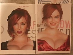 Christina Hendricks Cum Tribute 6