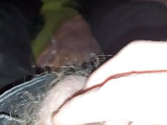 Stroking and measuring my little dick