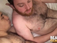 Bareback otter sex with hairy men James and Colt Cox in Bearfilms' latest release