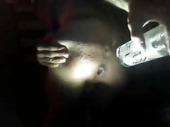 gape my ass with a glass