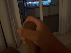 Flashing off my massive knob at motel, where is the guest room service?