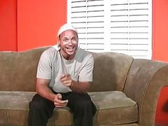 Black bros fill him to the brim with hard wood