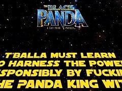 Alex Chu with Black panda