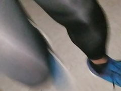Short walk in tights